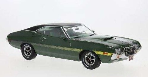 Ford Gran Torino Sport 1972 Donkergroen - 1:18  Ford Gran Torino Sport 1972 Donkergroen - 1:18